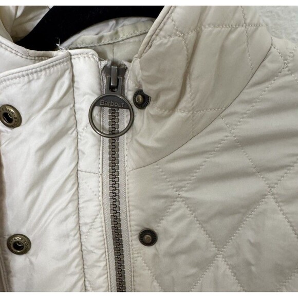 Barbour Flyweight Cavalry Jacket Womens  Lightweight Quilted Full Zip Size US 6 - Picture 6 of 11